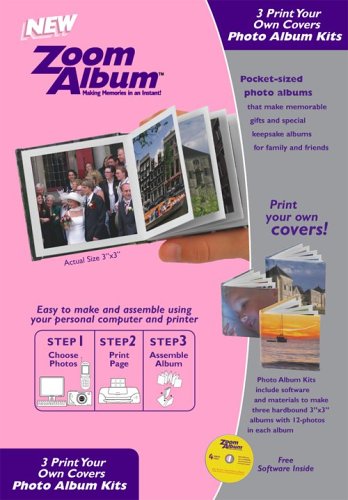 Zoom Album Three 3x3 Photo Covers Kit