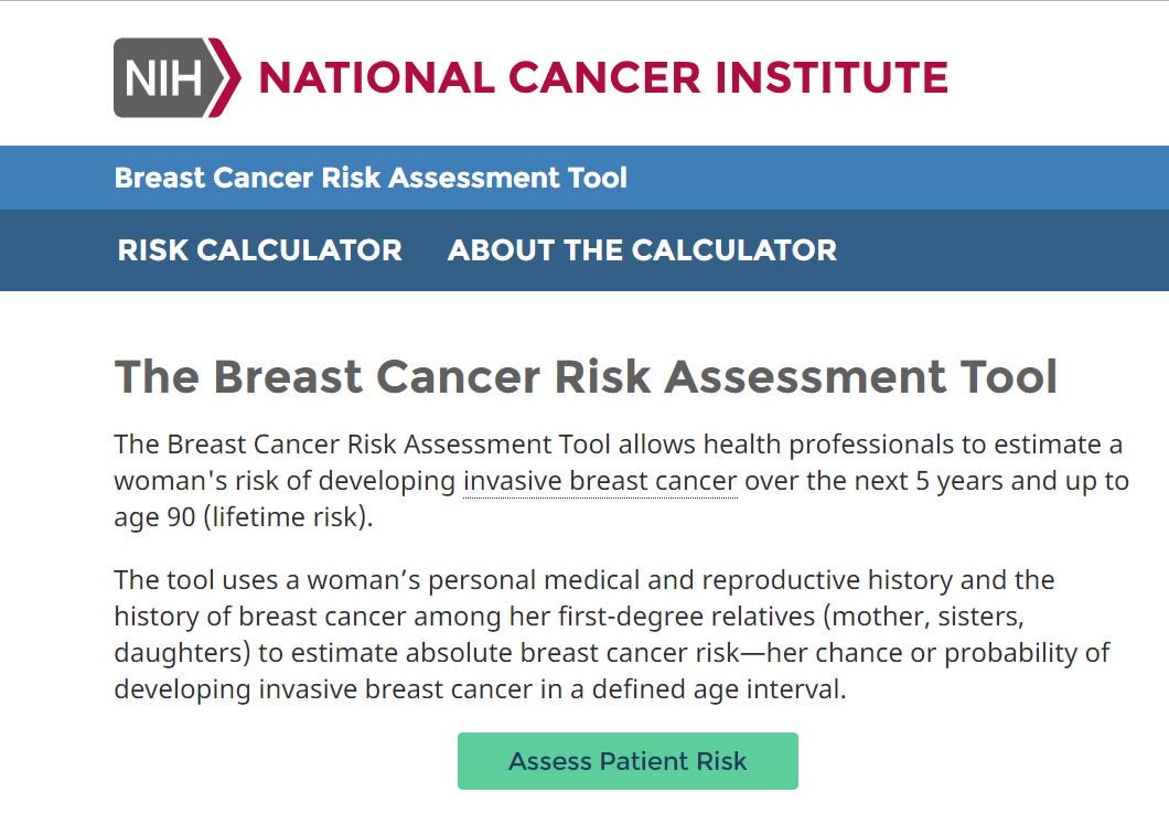 The Breast Cancer Risk Assessment Tool