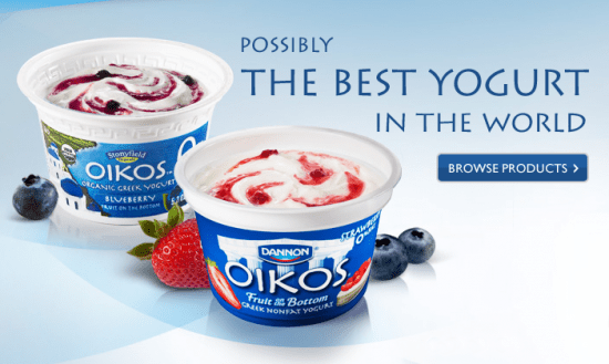 Dannon Oikos Greek Yogurt