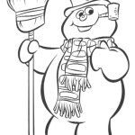 FROSTY Coloring Sheet