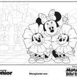 Minnies Bow Tunes Coloring Page