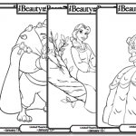 Beauty and the Beast Coloring Pages