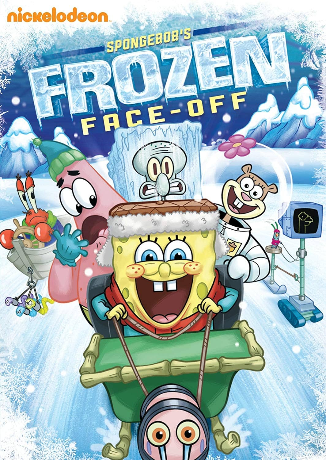 Review Spongebob Squarepants Spongebob S Frozen Face Off Dvd