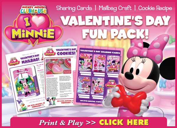 Minnie Mouse Valentine's Fun Pack