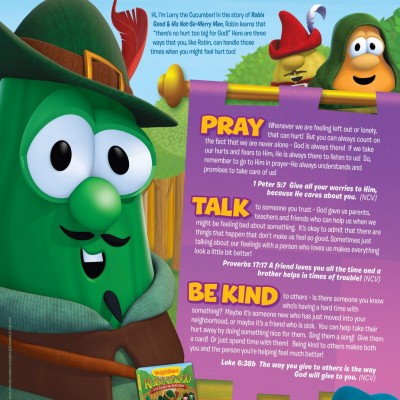 VeggieTales: Robin Good and His Not-So-Merry Men + Guide For Handling Hurt