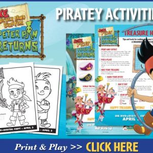 Jake and the Never Land Pirates Peter Pan Returns Piratey Activies