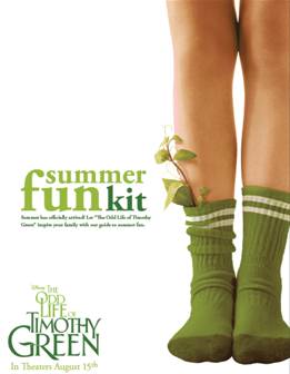 The Odd Life of Timothy Green Summer Fun Kit 