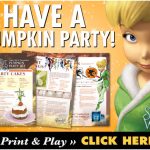 Have a Pumpkin Party with Tinker Bell Printable Activities