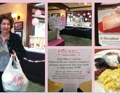 Power of Pink at Mimi’s Cafe #PowerOfPink