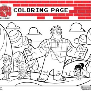 Wreck-It-Ralph Coloring Page