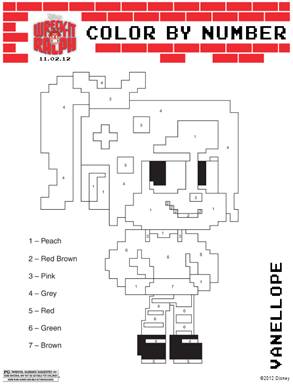 WRECK-IT RALPH Coloring Sheets