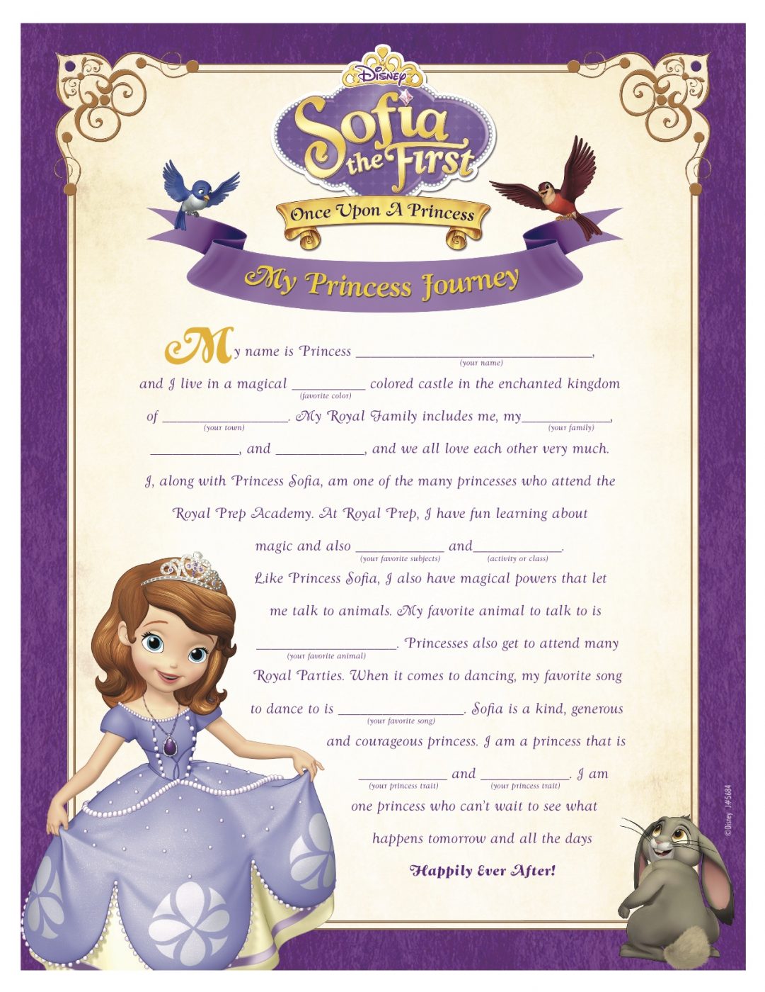 Sofia The First Printables, Trailer and Book