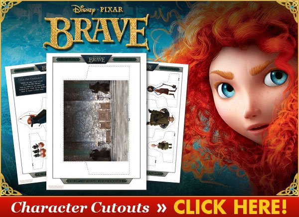 The Review Wire BRAVE Character Cutouts