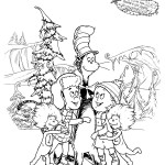 Download The Cat In The Hat Christmas Coloring Pages