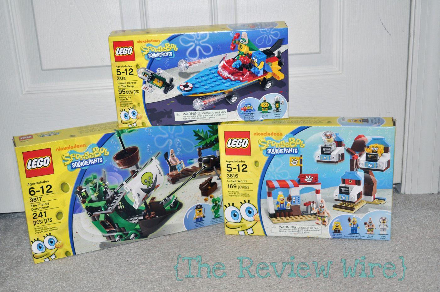 SpongeBob Legos: Glove World, Flying Dutchman and Heroic Heroes of the Deep