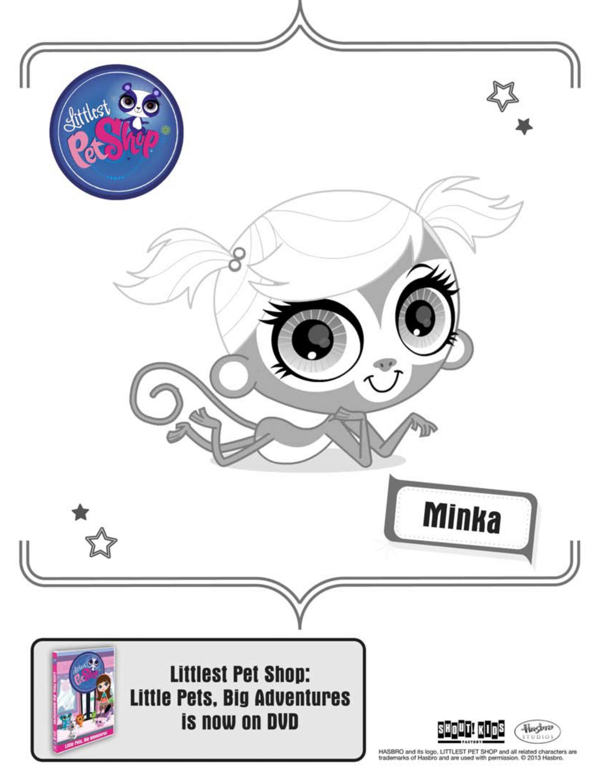 The Review Wire - Littlest Pet Shop Coloring Sheet