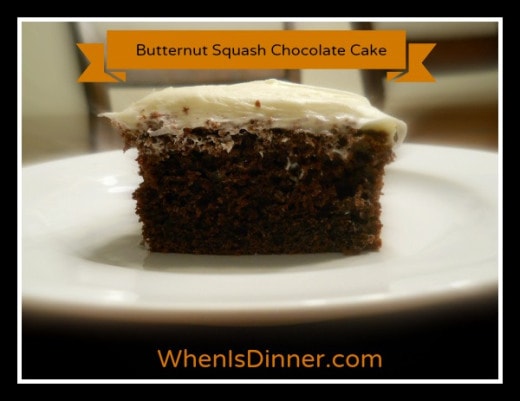 Butternut Squash Chocolate Cake Recipe