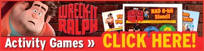 Wreck-it-Ralph Activity Games