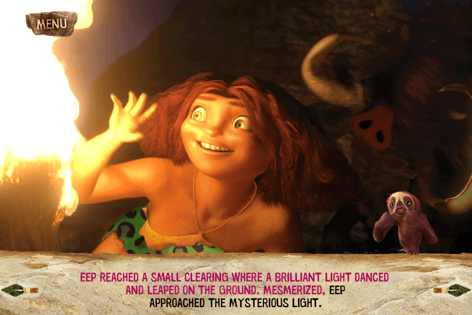 The Croods App: Movie Storybook Review