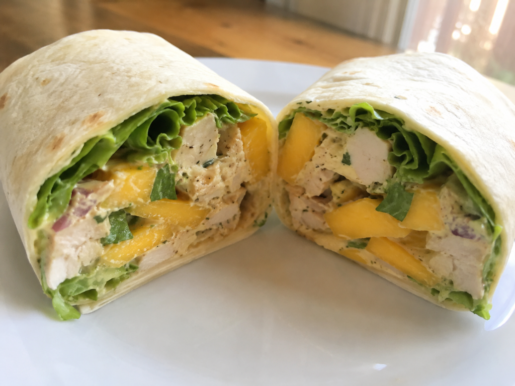 Mango Chicken Salad Wrap Recipe Mango Chicken Salad Wrap Recipe