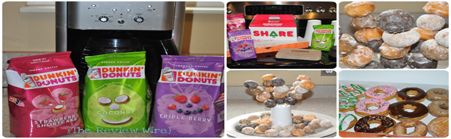 Dunkin Donuts Tasting Party Treats