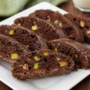 Chocolate Pistachio Biscotti Recipe