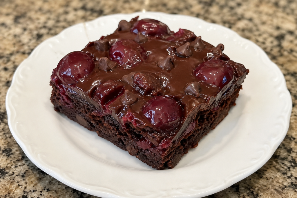 Quick Black Forest Brownie Recipe Quick Black Forest Brownie Recipe