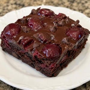 Quick Black Forest Brownie Recipe