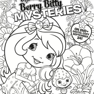 Strawberry Strawberry Shortcake Coloring Page from Berry Bitty Mysteries DVD Coloring Page from Berry Bitty Mysteries DVD