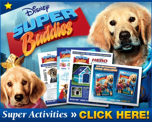 Disney's Super Buddies Printable Activities