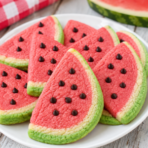 Watermelon Sugar Cookies Recipe