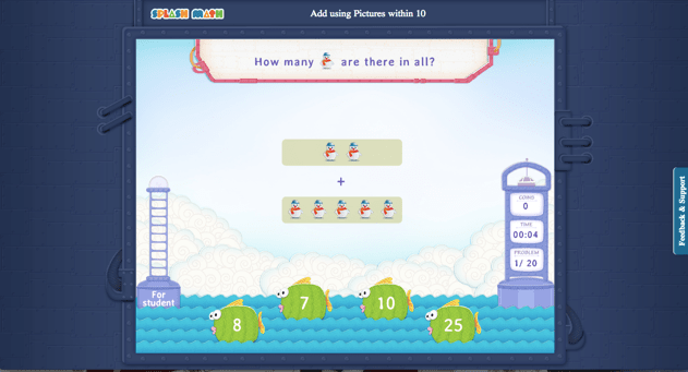 Splash Math Game