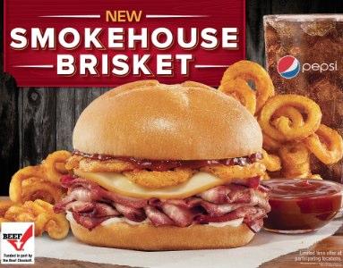 Arby’s New Smokehouse Brisket Sandwich