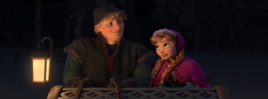 "FROZEN" (L-R) KRISTOFF and ANNA. ©2013 Disney. All Rights Reserved.
