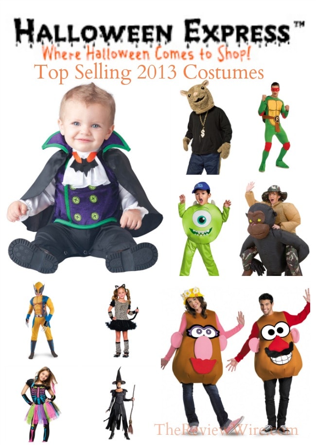 Halloween Express Top Selling 2013 Costumes