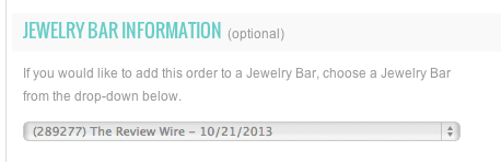 Jewelry Bar Information