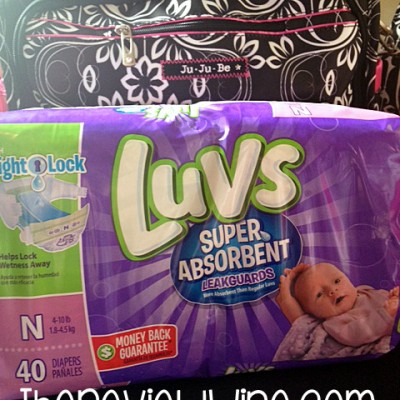 New Luvs Super Absorbent Diapers #TheClueIsInTheBlue