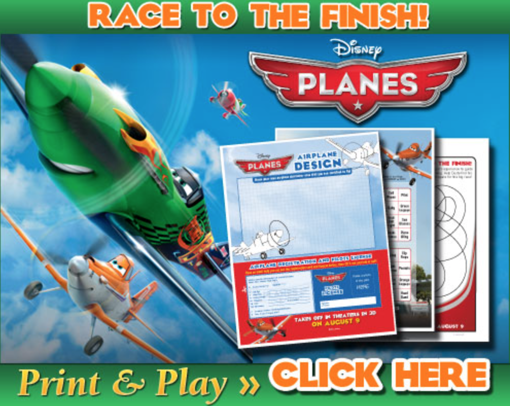 PLANES_Race to the Finish Printables