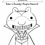 Scaredy Squirrel Prepares for Halloween: A Safety Guide for Scaredies ScaredySquirrelPreparesforHalloween_ColoringPage_Vampire