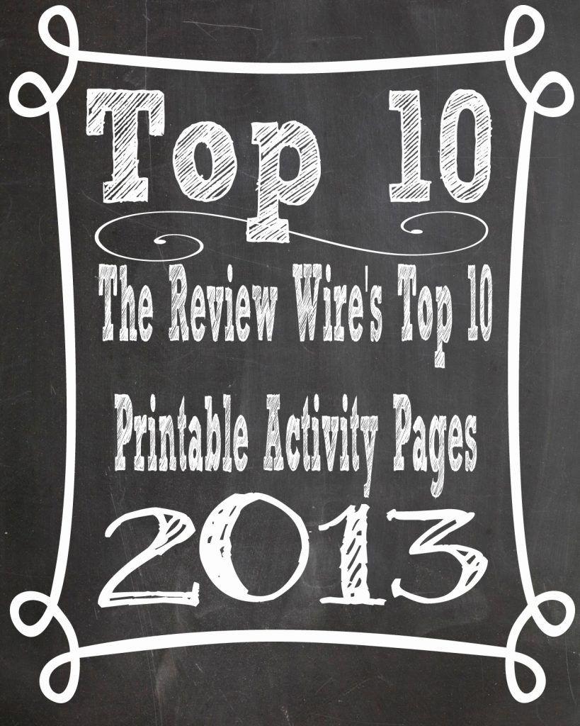 The Review Wire's Top 10 Printable Activity Pages