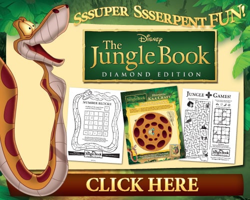 The Review Wire - You Better Believe It... I Have The Jungle Book Activity Pages!