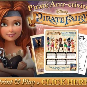 Disney's The Pirate Fairy Printables