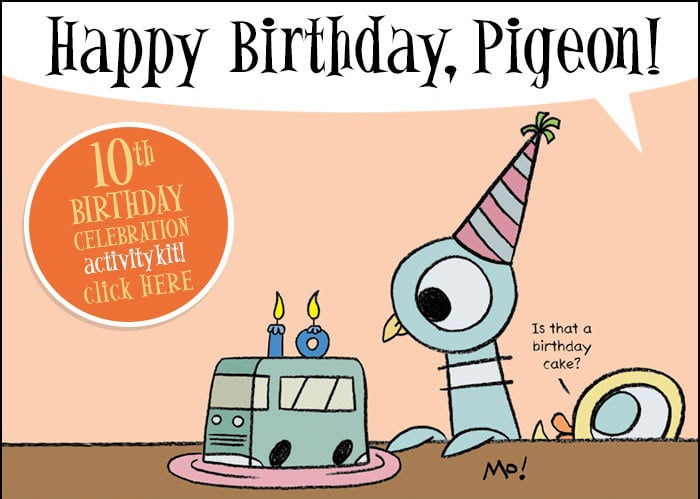 Pigeon 10 Year Anniversary Activity Kit