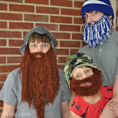 Beard Head Hats: Knit Caps With a Built In Beard and Mustache