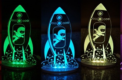 aloka-designs review: Rocket LED Night Light