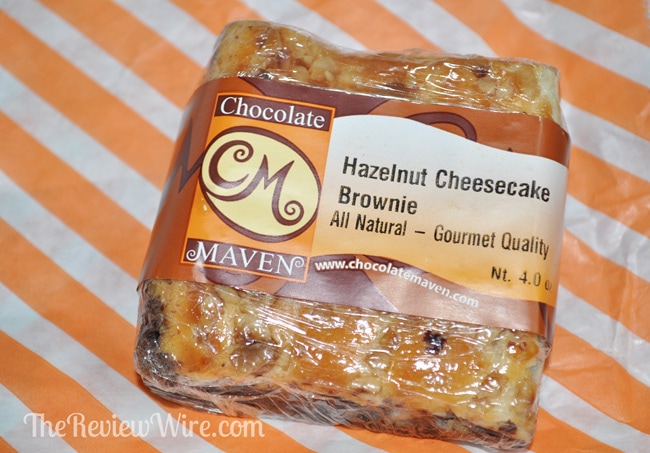 Hazelnut Cheesecake Brownie from the Chocolate Maven