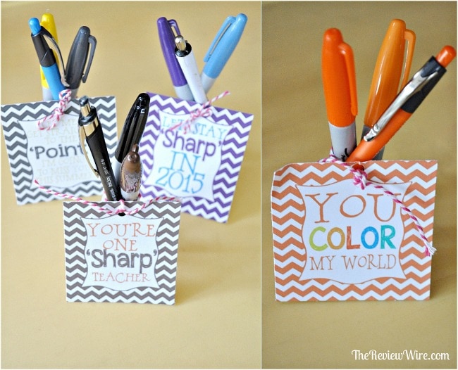 Monthly Teacher Gift Idea Using Sharpie 2