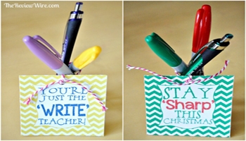 Back To School Monthly Teacher Gift Idea {Includes Printable}