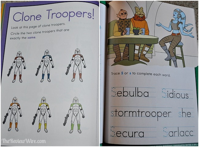 Star Wars Workbook Pages