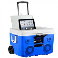 KoolMAX - 40-Quart Cooler, Bluetooth Audio System and Power Station